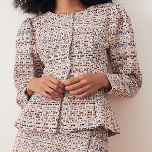 Revolve Song of Style “Elma” Rainbow Jacket L